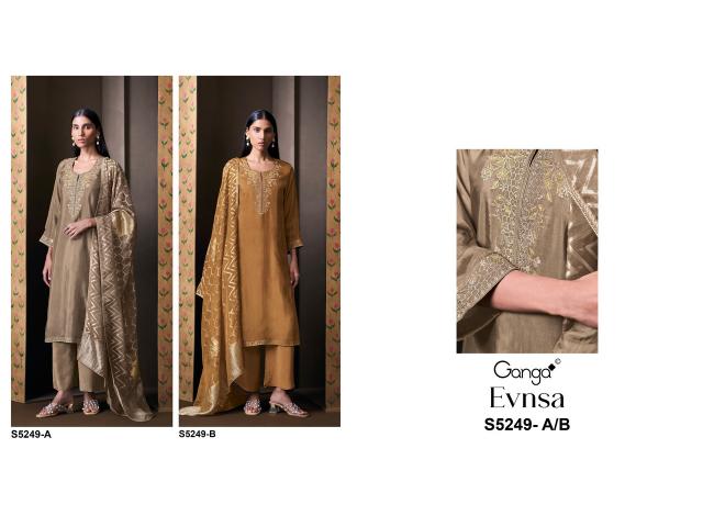Ganga evnsa 5249 wholesale dress material in mumbai mumbai maharashtra